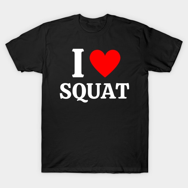 Squat T-Shirt by AniTeeCreation